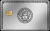 TARJETA METALICA VERSACE ROSTRO