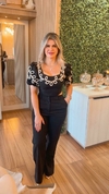 CONJUNTO EM LINHO BORDADO