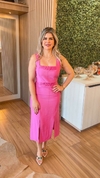 CONJUNTO DE SAIA MIDI DE LINHO