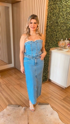 CONJUNTO JEANS BABADO