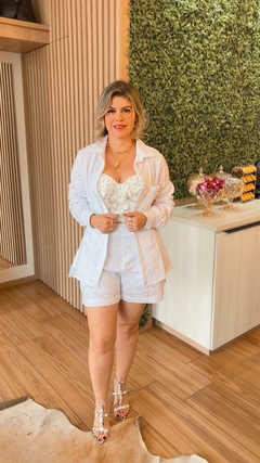 CONJUNTO SHORTS E CAMISA