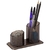 Acessório para Mesa Porta Caneta e Clips Fumê - Waleu