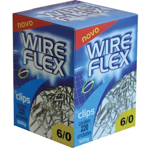 Clipe Galvanizado Aço 6/0 com 500 g - Wire Flex