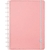 Caderno Inteligente Grande Rose Pastel 80fls. - Caderno Inteligente