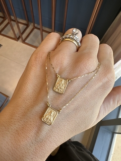 Escapulário corrente Cartier 60 cm, medalha dupla face - comprar online