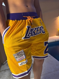 Imagen de Short NBA Los Angeles Lakers de Kobe Bryant Número 24