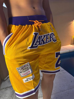 Imagen de Short NBA Los Angeles Lakers de Kobe Bryant Número 24