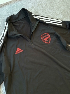 Buzo Térmico Medio Cierre Adidas de Arsenal Negro - tienda online