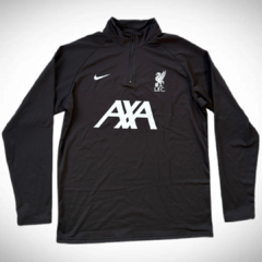 Buzo Térmico Medio Cierre Nike de Liverpool Negro - comprar online