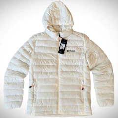 Campera Inflable Columbia Blanca sin Piel - comprar online