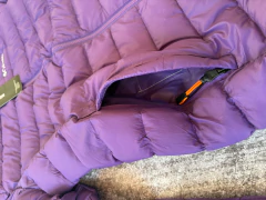 Campera Inflable Columbia Violeta sin Piel - tienda online