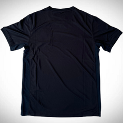 Camiseta negra Nike de fútbol, modelo suplente del Corinthians 2024/25, vista posterior.
