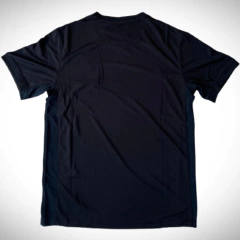 Camiseta negra Nike de fútbol, modelo suplente del Corinthians 2024/25, vista posterior.