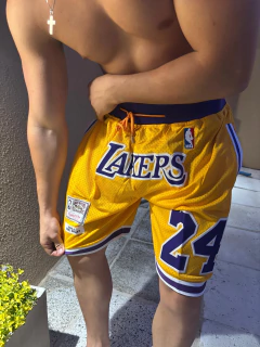 Short NBA Los Angeles Lakers de Kobe Bryant Número 24 en internet