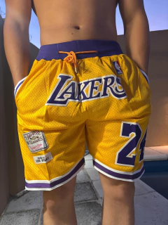 Short NBA Los Angeles Lakers de Kobe Bryant Número 24 - tienda online