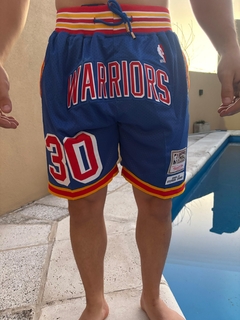 Short NBA Golden State Warriors de Stephen Curry Número 30 - Lírico Showroom - Tienda Online de Fútbol 