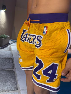 Short NBA Los Angeles Lakers de Kobe Bryant Número 24 - comprar online