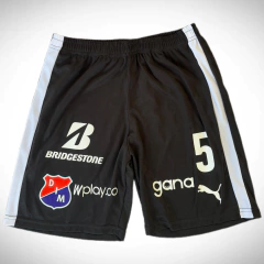 Short Micro Fibra Vinilo Puma de Independiente Medellin Negro Número 5 Recorte Blanco - comprar online