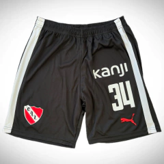 Short Micro Fibra Vinilo Puma de Independiente Negro Número 34 Recorte Blanco - comprar online