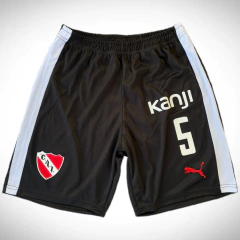 Short Micro Fibra Vinilo Puma de Independiente Negro Número 5 Recorte Blanco - comprar online