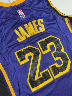 Musculosa NBA Jordan Los Angeles Lakers de LeBron James Número 23 - comprar online