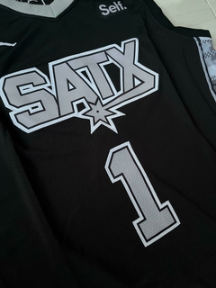 Musculosa NBA Jordan San Antonio Spurs de Victor Wembanyama Número 1 2023/24