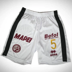 Short Micro Fibra Vinilo Errea de Lanús Blanco Número 5