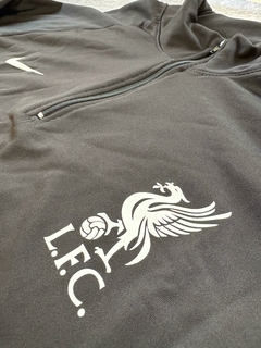 Buzo Térmico Medio Cierre Nike de Liverpool Negro en internet