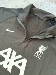 Buzo Térmico Medio Cierre Nike de Liverpool Negro - Lírico Showroom - Tienda Online de Fútbol 