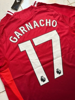 Camiseta Versión Jugador Adidas del Manchester United Titular Garnacho 2024/25 - tienda online