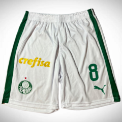 Short Micro Fibra Vinilo Puma de Palmeiras Blanco Número 8 Recorte Verde - comprar online