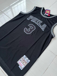 Imagen de Musculosa NBA Philadelphia 76ers Edition Black de Allen Iverson Número 3 1997/98