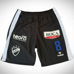 Short Micro Fibra Vinilo Hummel de Quilmes Negro Número 8 Recorte Blanco - comprar online