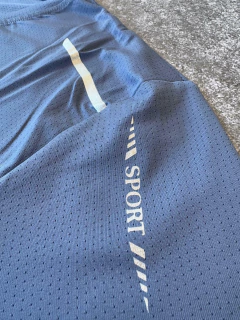Remera Deportiva Nike Tela Dry Fit Azul Petróleo - tienda online