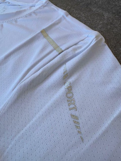 Remera Deportiva Nike Tela Dry Fit Blanca - tienda online