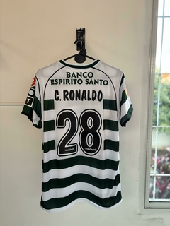 Camiseta Reebok del Sporting Lisboa Titular Cristiano Ronaldo 2001/02 - tienda online