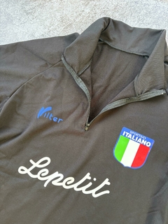 Buzo Térmico Medio Cierre Vilter de Sportivo Italiano Negro - tienda online