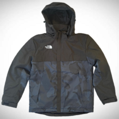 Campera Impermeable The North Face Negra con Piel - comprar online