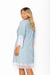ROBE FABIOLA LISTRAS AZUL - comprar online
