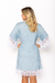 ROBE FABIOLA LISTRAS AZUL na internet