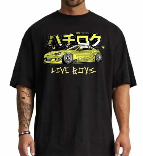 Camiseta Live Boys Car Racer Pré venda