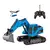 Retro escavadeira de controle remoto - comprar online