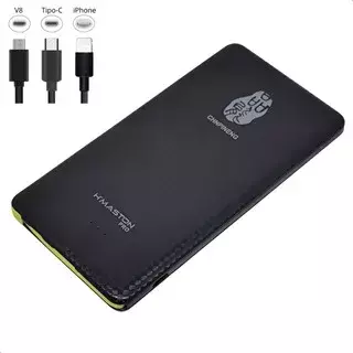 Carregador Portátil Power Bank 10000mah Turbo