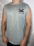 Musculosa Oversize Gris