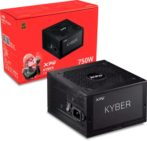 Fuente De Poder XPG 750W KYBER 80 Plus Gold (No modular)