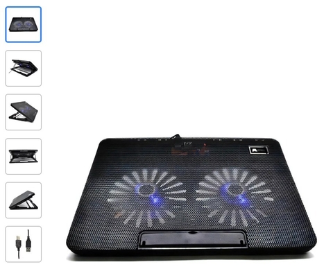 Base Refrigerante Jaltech Doble Ventilador A2