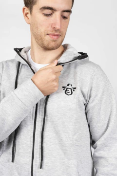 Campera Deportiva Gris Claro - SmartBee