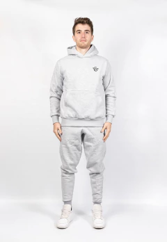 Buzo Canguro Gris Claro - comprar online