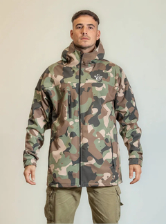 Campera Impermeable Con Capucha Militar - comprar online