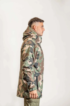 Campera Impermeable Con Capucha Militar en internet